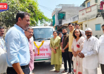 निर्माल्य संकलन रथाला सुरुवात, महापौर दीपमाला काळे यांच्या हस्ते उद्घाटन