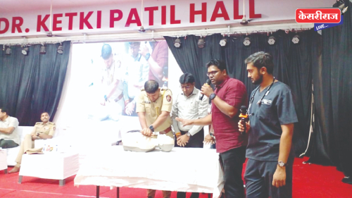 अपघातग्रस्त व्यक्तींना त्वरित मदत कशी करावी याबाबत मार्गदर्शन सत्र संपन्न