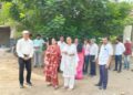 महापौर दीपमाला काळे यांच्याकडून रामदास कॉलनीतील प्रस्तावित उद्यानाच्या कामाची पाहणी