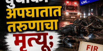  दुचाकी अपघातात तरुणाचा मृत्यू; शहर पोलिसांत गुन्हा