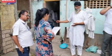 पावसाळ्यापूर्वी प्रभाग १५ मधील मोठ्या ‘बाबा खोली’ नाल्याची स्वच्छता
