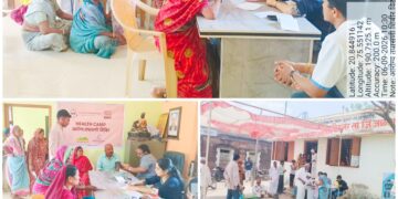 विटनेर आरोग्य शिबिरात १२१ नागरिकांची तपासणी