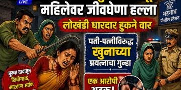 भडगावात जुन्या वादातून महिलेवर जीवघेणा हल्ला