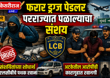 फरार ड्रग्ज पेडलर परराज्यात पळाल्याचा संशय