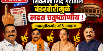 जळगाव विधान परिषद निवडणूक: शिवसेना शिंदे गटातील बंडखोरीमुळे लढत चतुष्कोणीय 