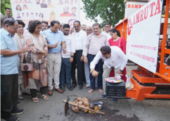 आमदार राजूमामांच्या पाठपुराव्याला यश; रिंग रोड विकासकामाचे भूमिपूजन उत्साहात संपन्न