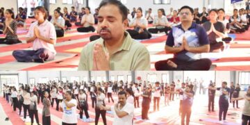 गोदावरी हेल्थ सिटी येथे आंतरराष्ट्रीय योग दिन उत्साहात साजरा