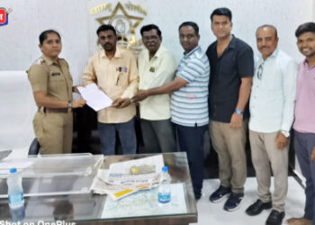 पत्रकारांवरील धमकीचा निषेध; नशिराबाद पत्रकार संघाचे पोलिसांना निवेदन