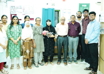 व्हेंटीलेटरवर असलेल्या तीन महिन्यांच्या शिशुचे वाचले प्राण