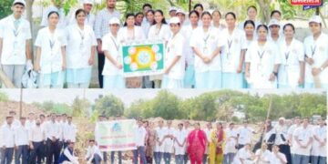 गोदावरीच्या विविध प्रकल्पात पर्यावरण दिवसानिमीत्त वृक्षरोपण