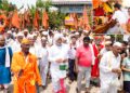 संत मुक्ताबाई रामपालखीचे जैन हिल्सवर भव्य स्वागत