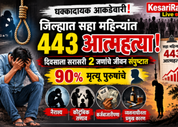 दारूसाठी पैसे न दिल्याच्या रागातून पत्नीची चाकूने भोसकून हत्या  