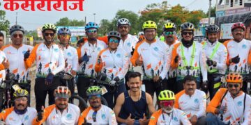 जळगाव ते पंढरपूर सायकल वारी यशस्वी : ४८५ किमीचा प्रवास पूर्ण ; महापौर दीपमाला काळे सलग दुसऱ्या वर्षी विठ्ठल चरणी दाखल