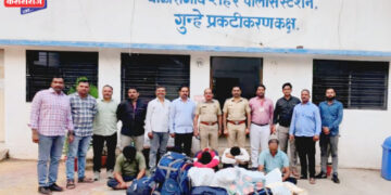 चाळीसगावात गुटखा ६.५७ लाखांचा प्रतिबंधित गुटखा जप्त, पाच जण अटकेत