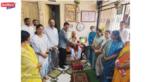 गुरुपौर्णिमेनिमित्त परमपूज्य दादाजी महाराज जोशी यांचा सन्मान