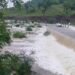 मुसळधार पावसामुळे वड्री व निंबा देवी धरणांमध्ये जलसाठा वाढला; मनू देवी धबधबा प्रवाहित