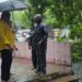बालनिकेतन विद्या मंदिर परिसरातील धोकादायक पुलाची उपमहापौर मनोज चौधरी यांच्याकडून पाहणी