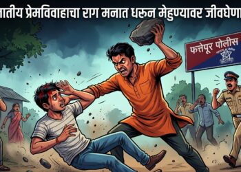 आंतरजातीय प्रेमविवाहाचा राग मनात धरून मेहुण्यावर जीवघेणा हल्ला