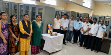 गोदावरी आय.एम.आर. महाविद्यालयात राष्ट्रीय ग्रंथालय दिन उत्साहात