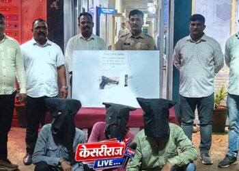 एमआयडीसी पोलिसांचा ‘दणका’; कट्ट्यासह रेकॉर्डवरील तिघा सराईतांना ठोकल्या बेड्या!