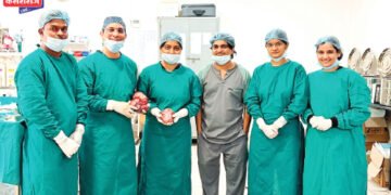 ४० वर्षीय महिला शस्त्रक्रियेमुळे कॅन्सरमुक्त