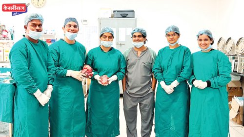 ४० वर्षीय महिला शस्त्रक्रियेमुळे कॅन्सरमुक्त