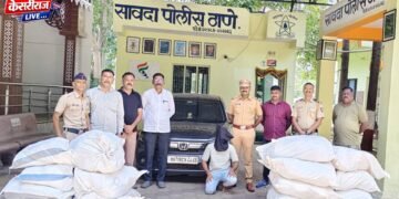 सावदा येथे ५ लाखांचा गुटखा जप्त; एकाला अटक