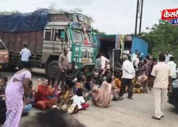 कुसुंब्यात १५ दिवसांआड दूषित पाणीपुरवठा; संतप्त महिलांनी अजिंठा महामार्ग रोखला