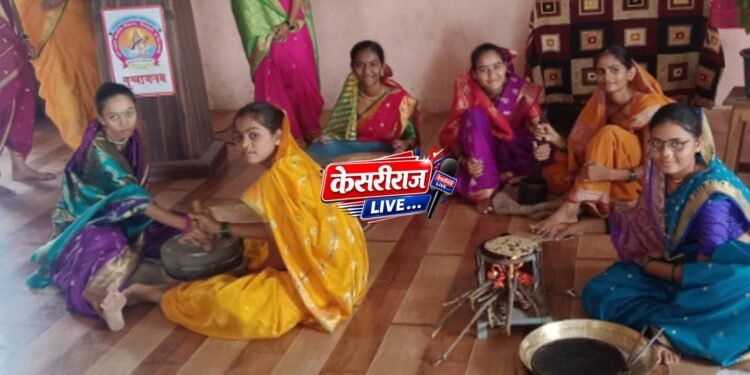 बारी समाज उच्च माध्यमिक विद्यालयात बहिणाबाई चौधरी यांना अभिवादन