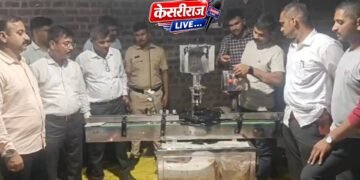स्पिरिटपासून बनावट देशी दारू तयार करणाऱ्या कारखान्यावर राज्य उत्पादन शुल्कची धाड