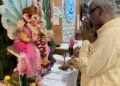 गोदावरी अभियांत्रिकी महाविद्यालय,जळगाव येथे भक्तिमय वातावरणात श्री गणेशाची स्थापना