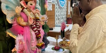 गोदावरी अभियांत्रिकी महाविद्यालय,जळगाव येथे भक्तिमय वातावरणात श्री गणेशाची स्थापना