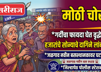 गर्दीचा फायदा घेत वृद्धेचे ९० हजारांचे सोन्याचे दागिने लांबवले