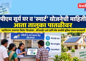 पीएम सूर्य घर व ‘स्मार्ट’ योजनेची माहिती आता तालुका पातळीवर; महावितरण उभारणार ‘किओस्क’