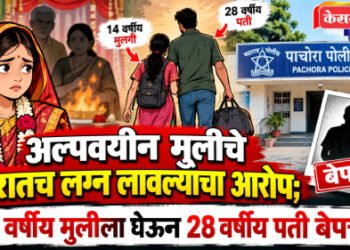 अल्पवयीन मुलीचे घरातच लग्न लावल्याचा आरोप; १४ वर्षीय मुलीला घेऊन २८ वर्षीय पती बेपत्ता