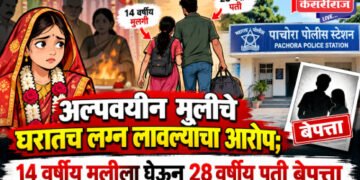 अल्पवयीन मुलीचे घरातच लग्न लावल्याचा आरोप; १४ वर्षीय मुलीला घेऊन २८ वर्षीय पती बेपत्ता