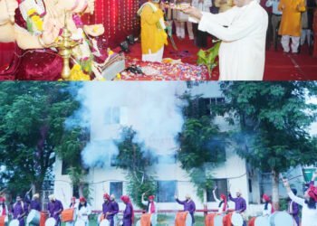गोदावरी फाउंडेशनच्या आरोग्य संस्थेत डीजेमुक्त गणेशोत्सवाचा संकल्प