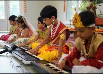 अनुभूतीत जन्माष्टमीचा उत्सव; मातांनी साकारले गोकुळ, शाळा बनली वृंदावन