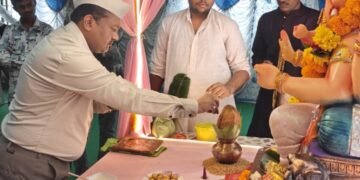 डीजेमुक्त गणेशोत्सवाचा संकल्प; डॉ. उल्हास पाटील कृषी महाविद्यालय,जळगाव इथे भक्तिमय वातावरणात श्री गणेशाची स्थापना