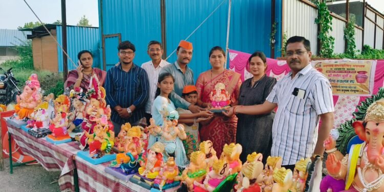 भडगावात गणरायाला जड अंतःकरणाने निरोप; विसर्जनासाठी नगरपरिषदेचे नियोजन