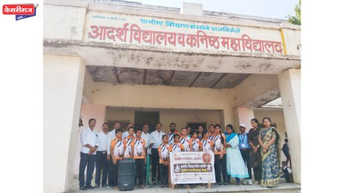 कानळदा येथे ‘धर्मवीर फाऊंडेशन’, लोकसेवक मधुकरराव चौधरी महाविद्यालय ‘तर्फे विद्यार्थ्यांना स्वसंरक्षण प्रात्यक्षिकांचे धडे