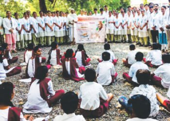 विकास विद्यालयात ‘स्वच्छता ही सेवा’ उपक्रमातून जनजागृती