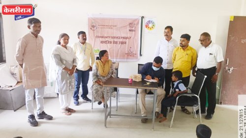 नेस्ले कंपनीच्या RSP उपक्रमा अंतर्गत जैन फार्म फ्रेश व गांधी रिसर्च फाऊंडेशनच्या माध्यमातून पिंगळवाडे येथे दंत चिकित्सा आरोग्य शिबिर संपन्न