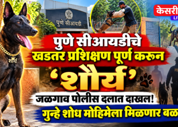 पुणे सीआयडीचे खडतर प्रशिक्षण पूर्ण करून ‘शौर्य’ जळगाव पोलीस दलात दाखल!